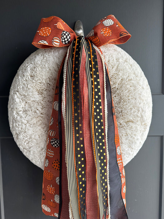 Vintage Pumpkin Ribbon Set
