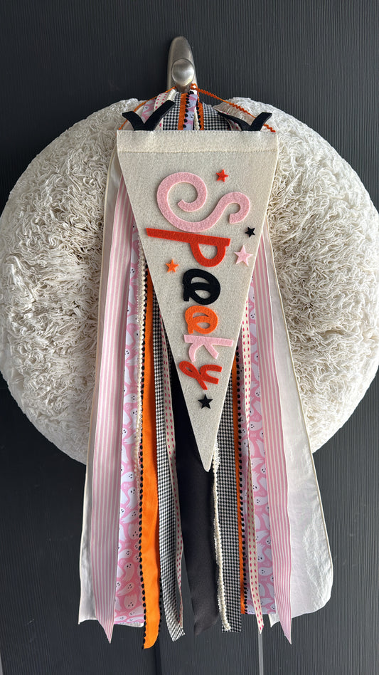 Spooky Felt Pennant
