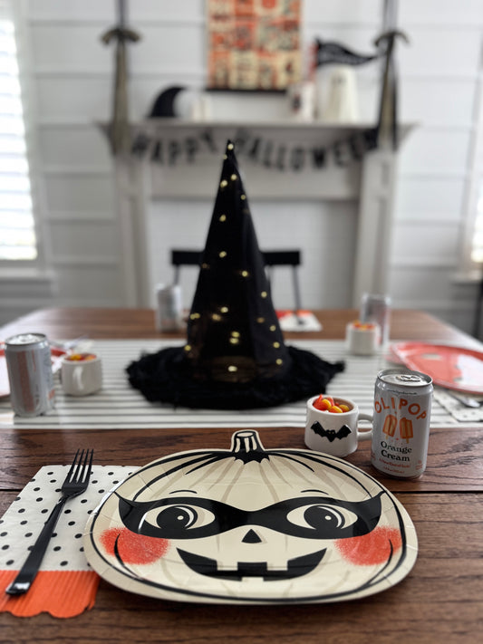 Vintage Pumpkin Paper Plates