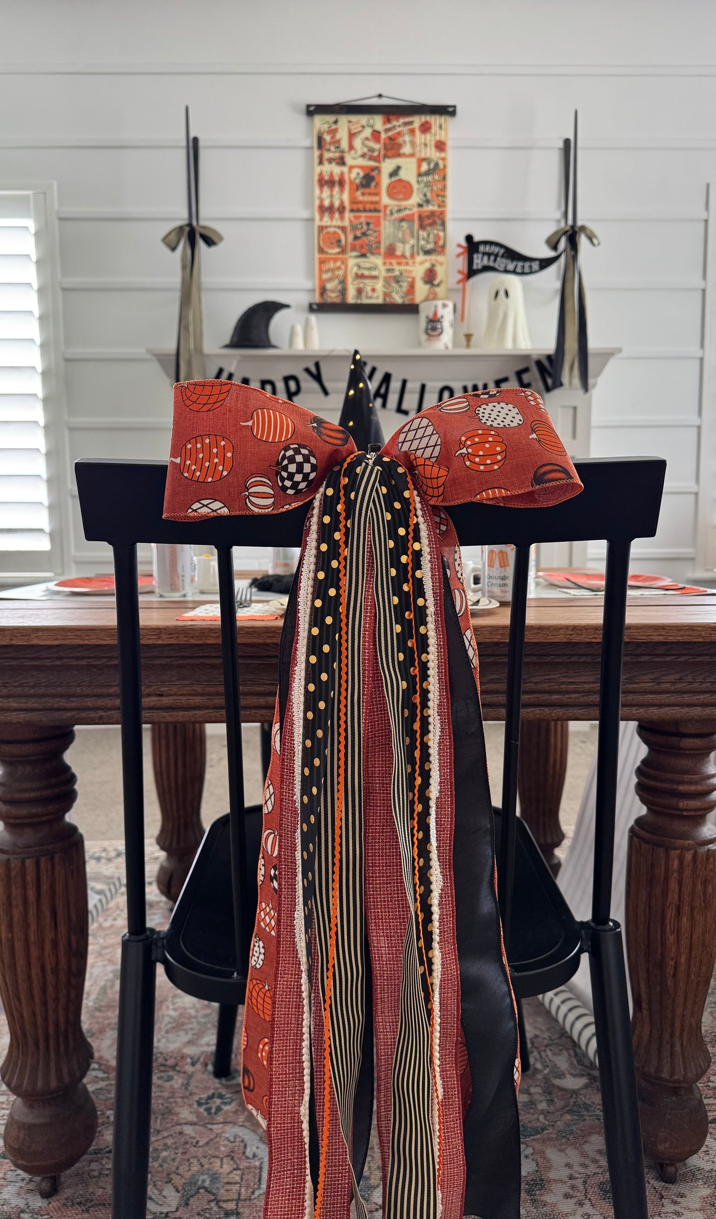 Vintage Pumpkin Ribbon Set