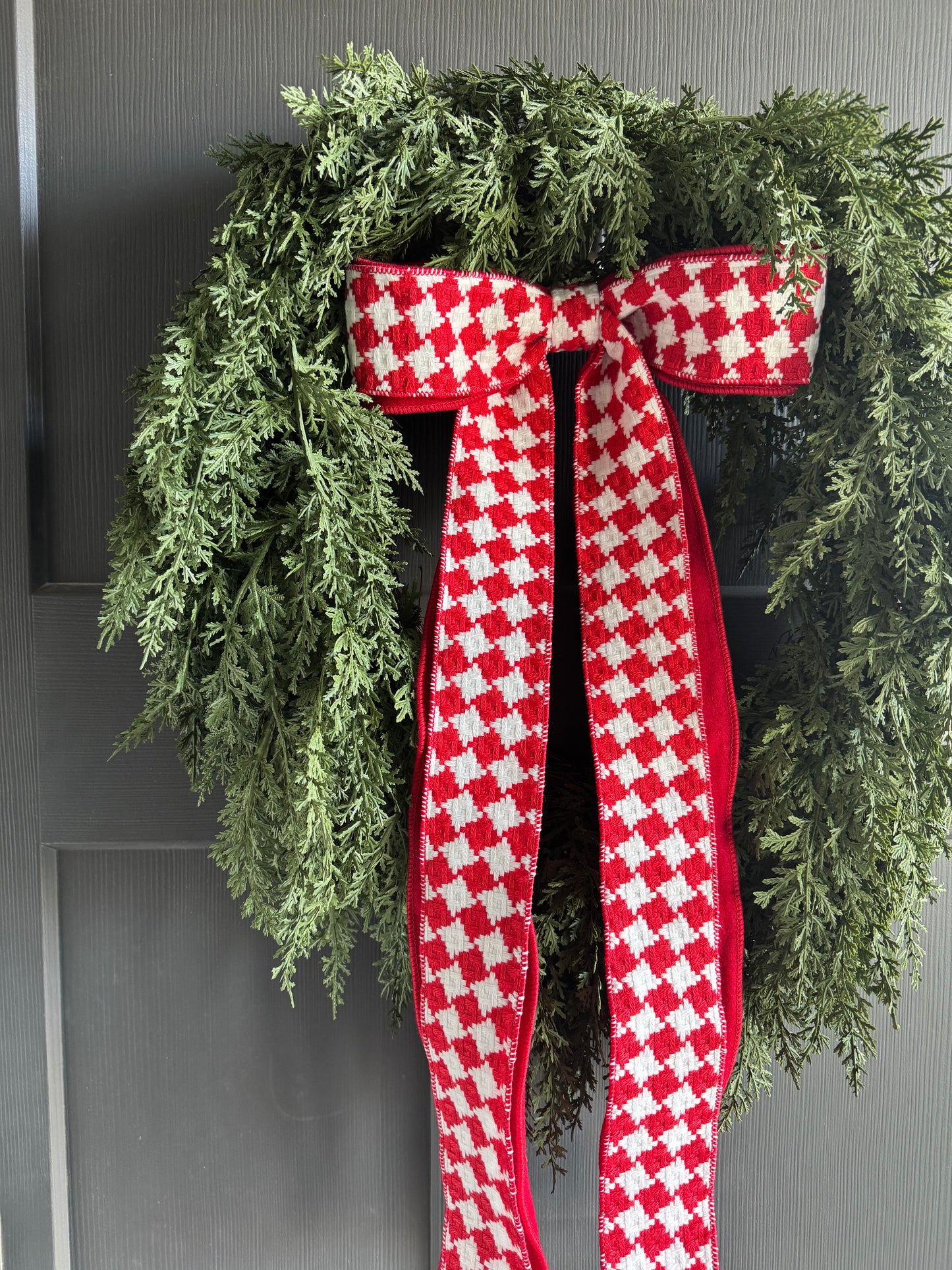 Candy Cane Bow