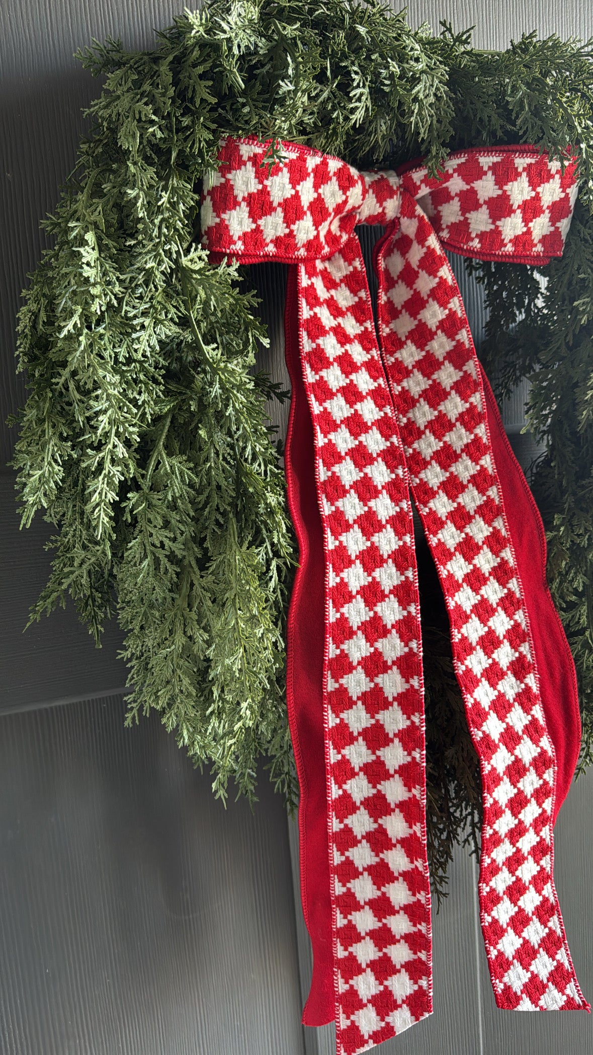 Candy Cane Bow