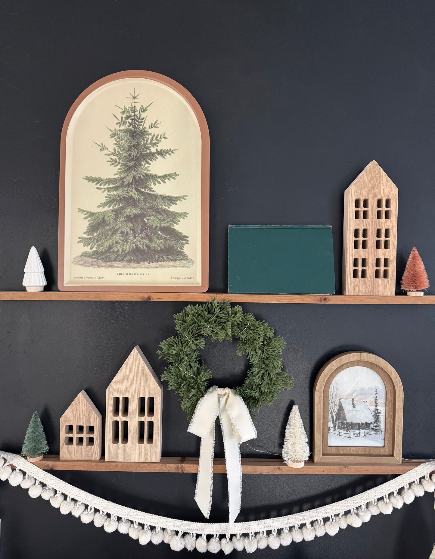 Christmas Tree Bamboo Tray