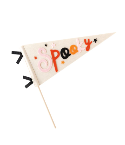 Spooky Felt Pennant