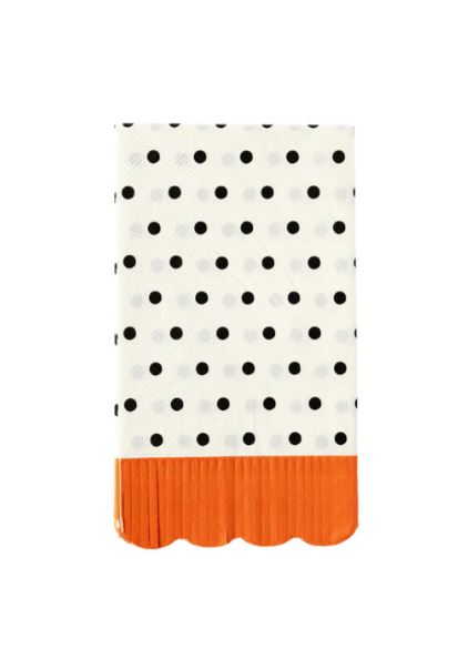 Polka Dot Halloween Napkins